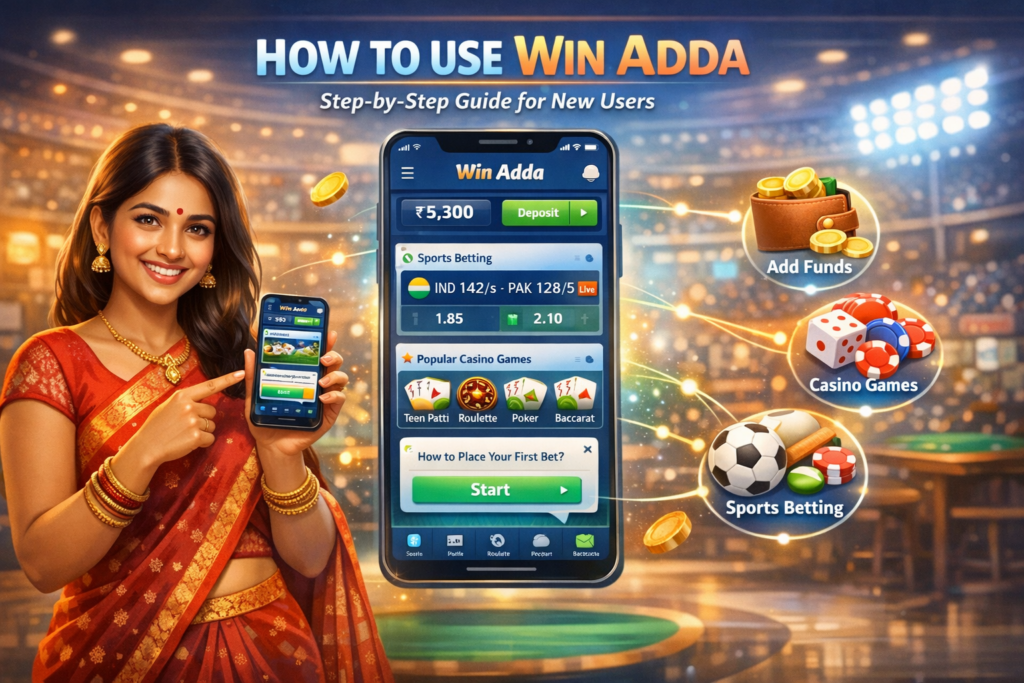 Learn how to use Win Adda with this step-by-step beginner guide. Discover account setup, navigation, game access, and simple tips for new users to get started easily on the Win Adda platform.