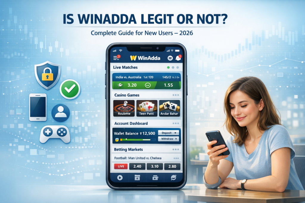 WinAdda legit or not guide 2026 – complete overview of WinAdda platform, account registration, betting features, and safety tips for new users exploring the WinAdda app.